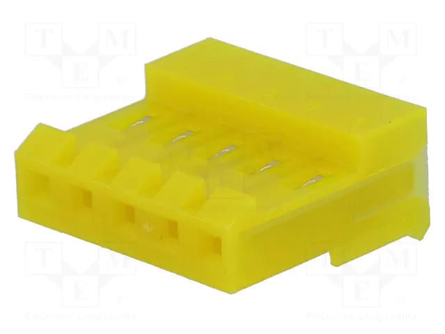 Connector: wire-board; plug; female; MTA-156; PIN: 5; 600VAC; IDC TE Connectivity 3-640427-5