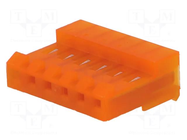 Connector: wire-board; plug; female; MTA-156; PIN: 6; 600VAC; IDC TE Connectivity 3-640426-6