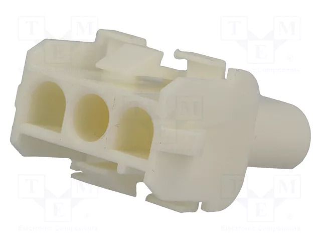 Connector: wire-wire; plug/socket; male/female; PIN: 3; 600V; 1x3 TE Connectivity 350767-1