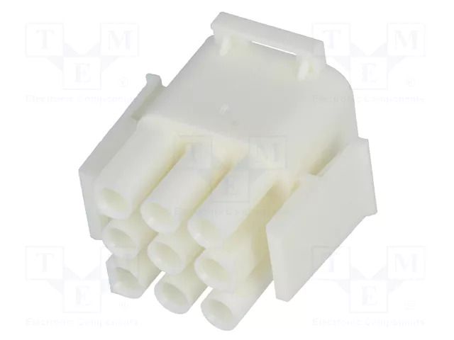 Connector: wire-wire/PCB; plug; male/female; PIN: 9; 600V; 6.35mm TE Connectivity 350720-1