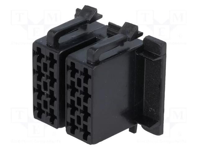 Connector housing; plug; ISO; PIN: 16 4CARMEDIA 331432