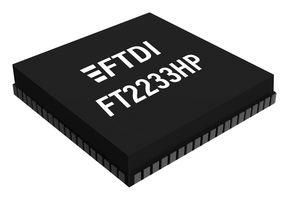 INTERFACE BRIDGE, -40 TO 85DEG C, QFN FT2233HPQ-TRAY