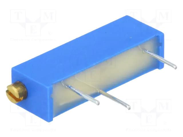 Potentiometer: mounting; multiturn; 500kΩ; 750mW; ±10%; linear BOURNS 3006P-1-504LF