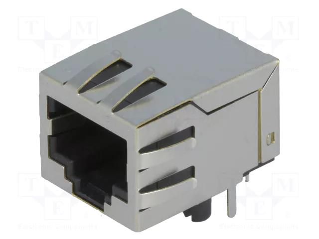 Connector: RJ45; socket; PIN: 8; shielded; 8p8c; THT ATTEND 210A-11C0A-R
