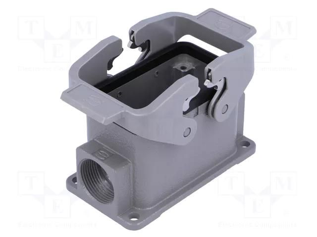 Enclosure for connectors: HDC; size 10B; Han® B; IP65; M25 HARTING 19300101231