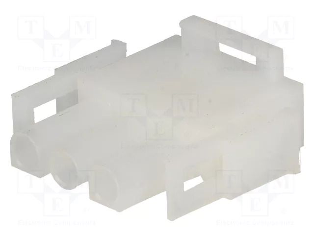 Connector: wire-wire/PCB; plug; male/female; PIN: 3; 600V; 6.35mm TE Connectivity 1-480700-0