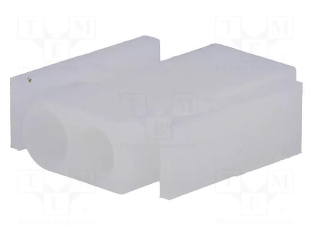 Connector: wire-wire; plug; female; PIN: 2; .140 MATE-N-LOK; 6.1mm TE Connectivity 1-350344-0