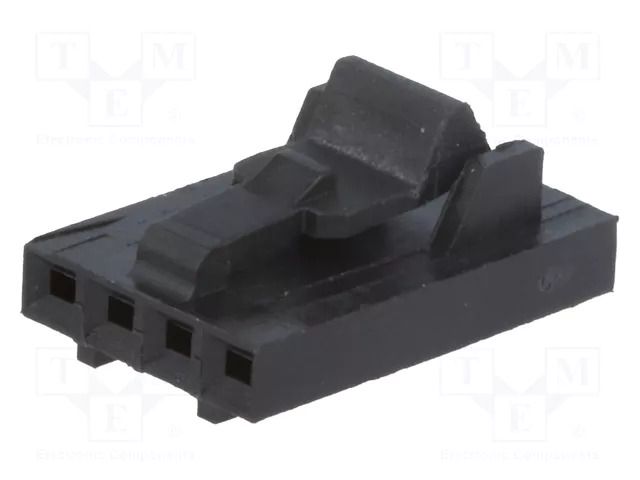 Connector: wire-wire/PCB; plug; female; PIN: 4; AMPMODU MTE; 2.54mm TE Connectivity 104257-3