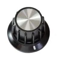 KNOB, ROUND SHAFT, PHENOLIC, 24.9MM PKA70B1/4