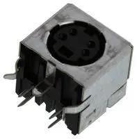 DIN AUD/VID CONN, R/A RCPT, 4POS, PCB 5749181-1