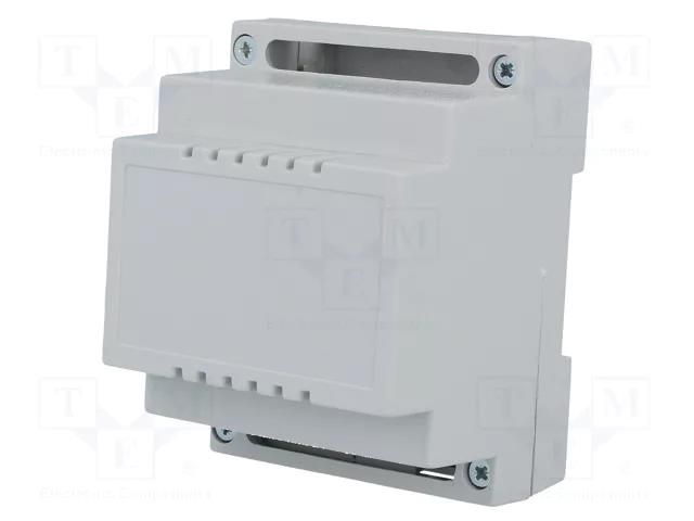 Enclosure: for DIN rail mounting; Y: 89mm; X: 69.7mm; Z: 64.7mm; ABS KRADEX Z-100-ABS