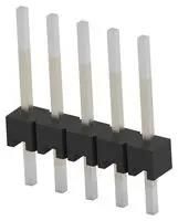 CONN, HEADER, 5POS, 1ROW, 2.54MM 5-146274-5