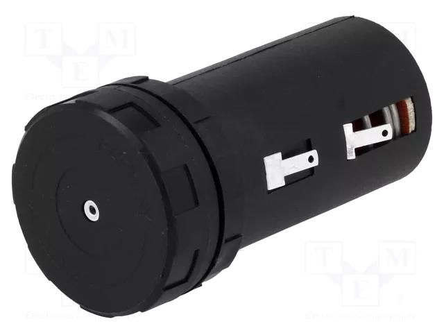 Holder; C,R14; Batt.no: 1; soldering lugs; black; UL94V-0; -30÷70°C BULGIN BX0001/1