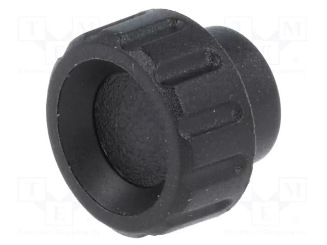 Knob; Ø: 16mm; Int.thread: M3; 6mm; H: 13mm; polyamide; knurled ELESA+GANTER BT.16B-M3