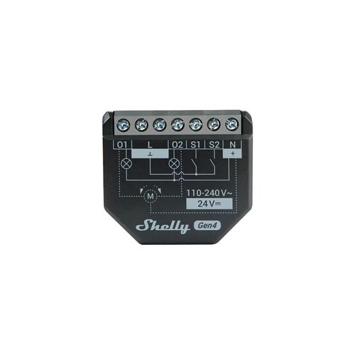Smart relay Shelly 2PM GEN4 2x10A, Wifi, Bluetooth, ZigBee, Matter 3800238070748 3800238070748