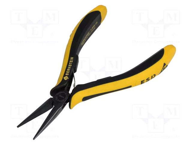 Pliers; half-rounded nose,elongated; ESD; 140mm BERNSTEIN BRN-3-686-15
