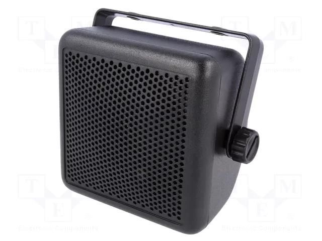 Car loudspeaker enclosure; plastic; black; 87mm PER.PIC. BOX0006