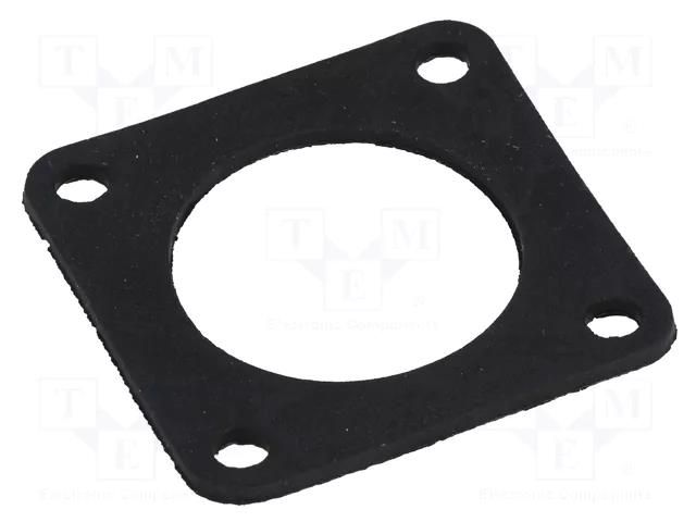Socket gasket; flange (4 holes); size 14S; 97,MS/DS AMPHENOL BMA31-14