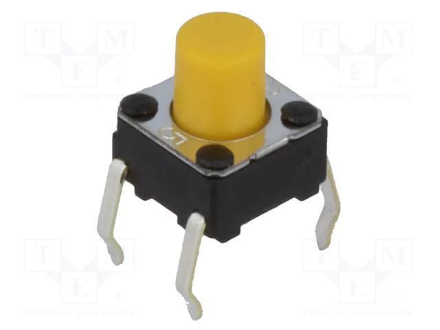 Microswitch TACT; SPST-NO; Pos: 2; 0.05A/24VDC; THT; none; 1.47N OMRON Electronic Components B3F-1062