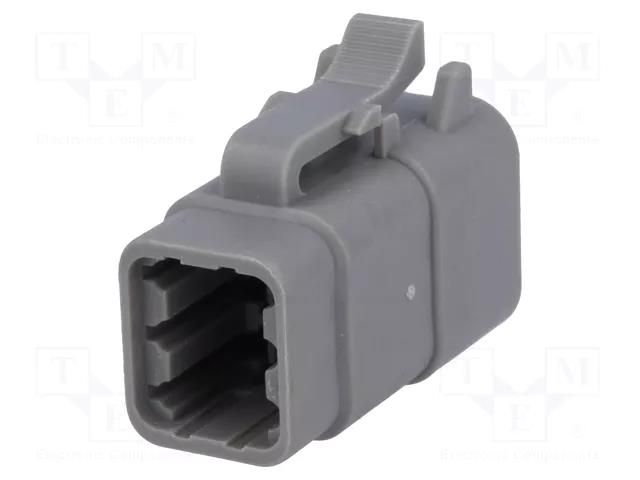 Connector: wire-wire; terminals, size 20; plug; female; ATM; PIN: 6 AMPHENOL ATM06-6S