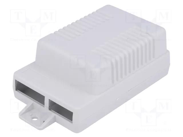 Enclosure: specialist; A: 115mm; B: 72mm; C: 45mm; ABS; grey MASZCZYK ABS-104