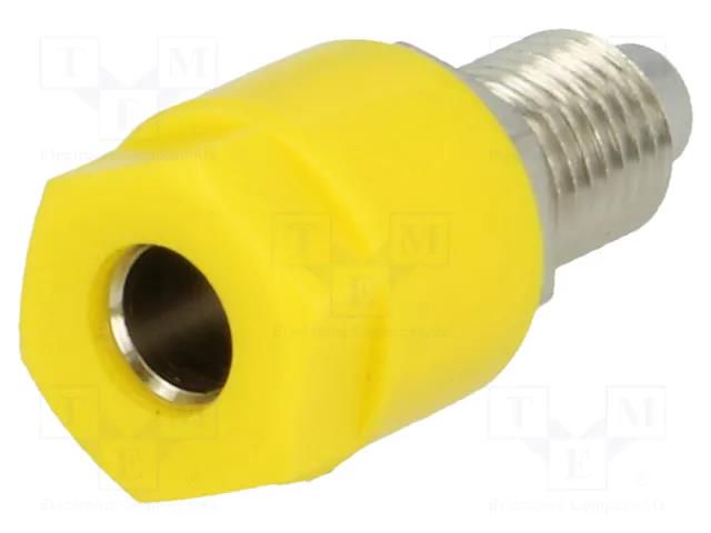 Connector: 4mm banana; socket; 36A; 30VAC; 60VDC; Cutout: Ø6mm ELECTRO-PJP PJP3230-I-J