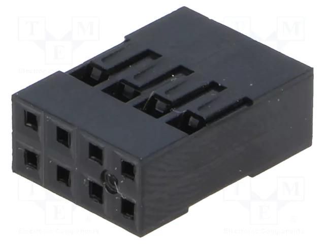 Connector: pin strips; plug; female; PIN: 8; NSR/NDR; for cable NINIGI NDR-08