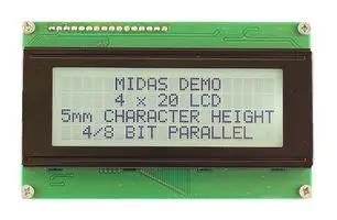 LCD MODULE, 20 X 4, COB, 4.75MM, FSTN MC42005A6W-FPTLWI-V2