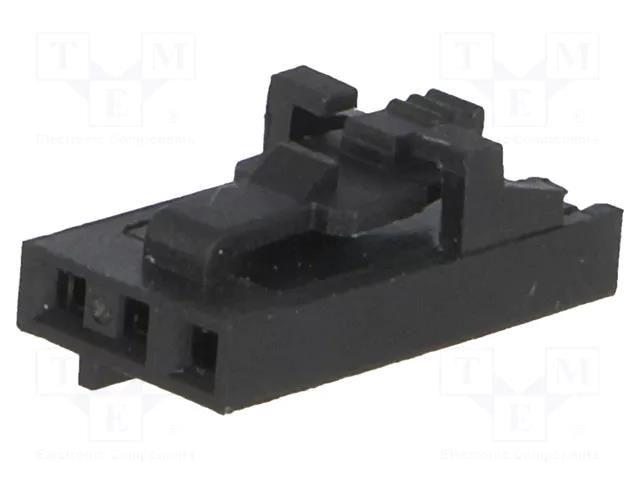 Connector: wire-board; plug; female; 2.54mm; PIN: 3; w/o contacts NINIGI NCDG-03