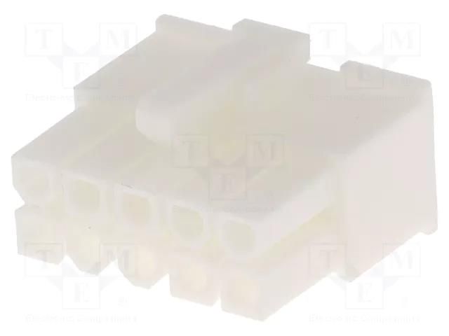 Connector: wire-wire/PCB; plug; female; Mini-Fit Jr; 4.2mm; PIN: 10 MOLEX MX-5557-10R210