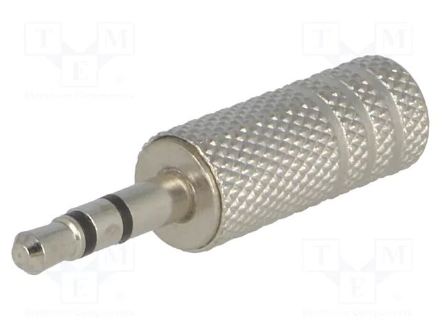 Connector: Jack 3,5mm; plug; male; stereo; ways: 3; straight NINIGI JC-009