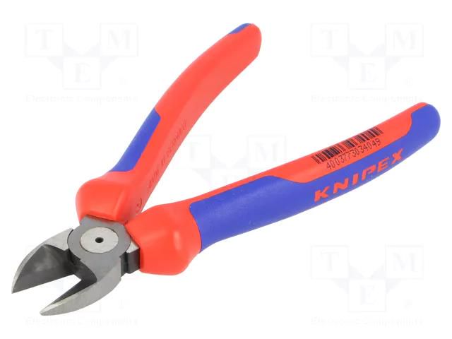 Pliers; side,cutting; ergonomic two-component handles; 180mm KNIPEX KNP.7002180