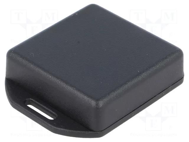 Enclosure: multipurpose; X: 50mm; Y: 50mm; Z: 15mm; with fixing lugs HAMMOND HM-1551SFLBK