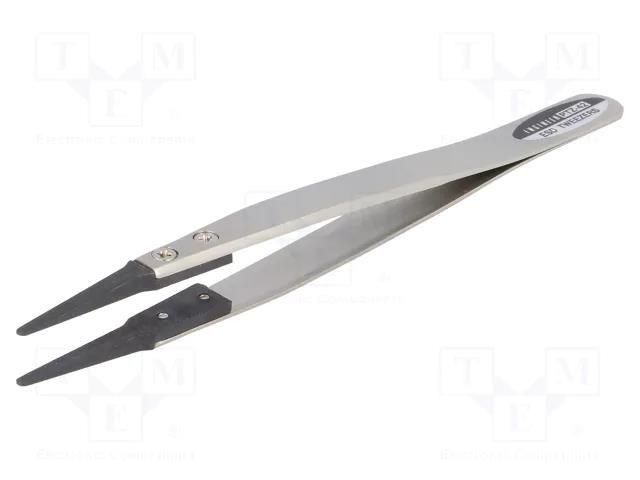 Tweezers; Tipwidth: 1.8mm; Blade tip shape: rounded; ESD; 16g ENGINEER FUT.PTZ-42