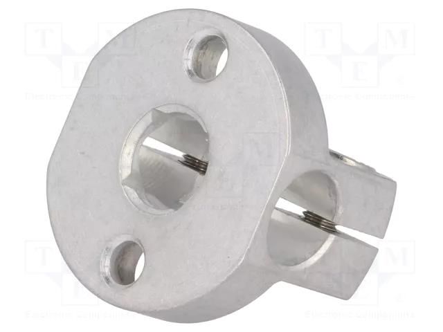 Mounting coupler; aluminium; D: 12mm; S: 10mm; Base dia: 38mm ELESA+GANTER GN473-B12-MT