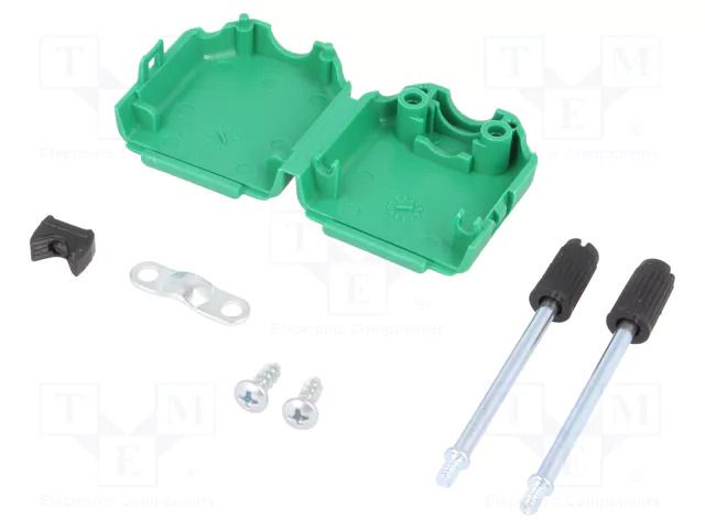 Enclosure for connectors: D-Sub; D-Sub 9pin,D-Sub HD 15pin ENCITECH DPPK09-G-K