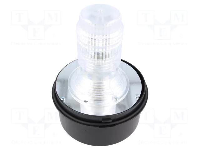 Signaller: lighting; flashing light; 201; 24VDC; IP65; Ø115x205mm MOFLASH SIGNALLING FF201-85