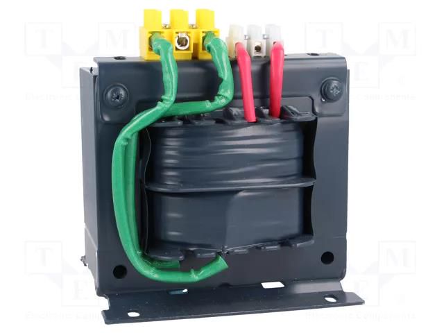 Transformer: mains; 630VA; 400VAC; 24V; Leads: terminal block; IP00 BREVE TUFVASSONS TMM630/A400/24V