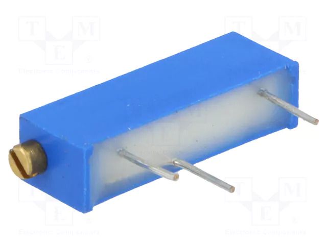 Potentiometer: mounting; multiturn; 500kΩ; 750mW; ±10%; linear VISHAY T18500K
