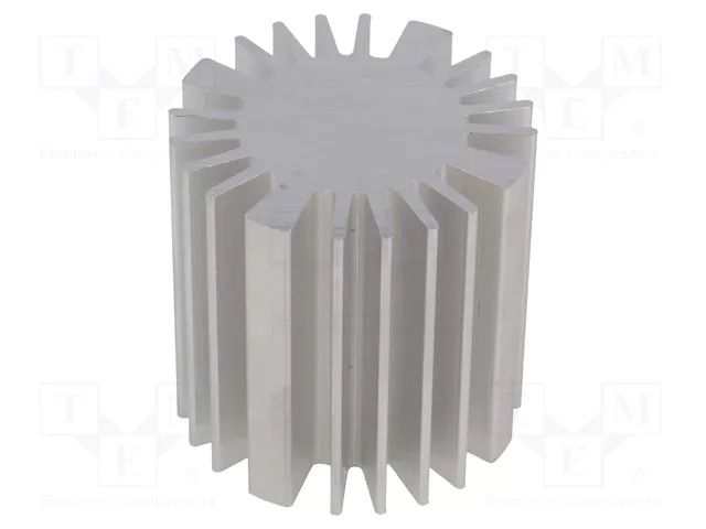 Heatsink; LED; Ø: 50mm; H: 50mm FISCHER ELEKTRONIK SK57750AL