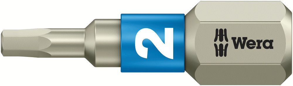 3840/1 TS bits, stainless, 2.0x25, Wera 05071071001
