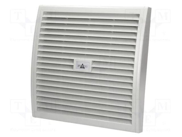 Fan: AC; axial; 230VAC; 300m3/h; 53dBA; IP54; 250x250mm; 4pcs. STEGO 01803.0-00