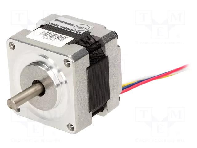 Motor: DC; bipolar,stepper; 12VDC; step 1,8°; 0.21Nm; 0.4A WObit 39BYGH405B