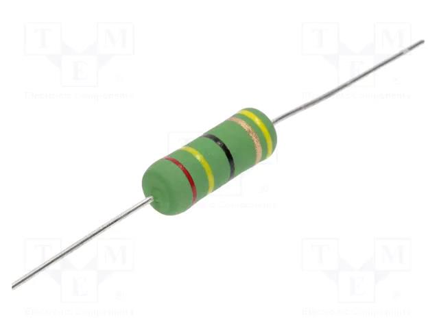 Resistor: wire-wound; high voltage; THT; 27Ω; 3W; ±5%; Ø0.75x28mm ROYALOHM KNPA3W-27R