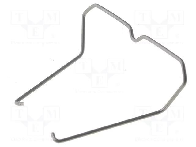 Fastening clip; metal; 29mm; PT SCHRACK PT28802