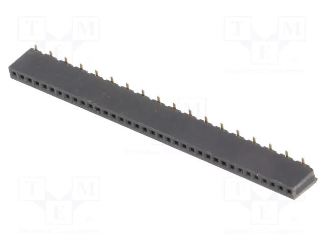 Connector: pin strips; socket; female; PIN: 36; SMT; straight; 1A CONNFLY DS1065-02-1X36S8BS