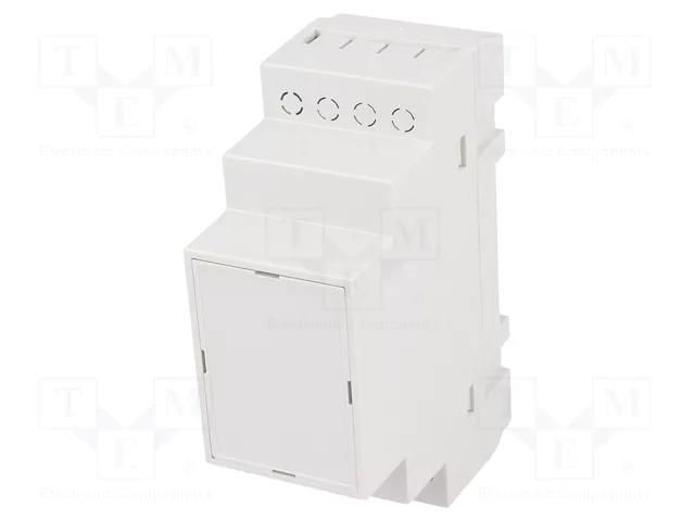 Enclosure: for DIN rail mounting; Y: 90mm; X: 35mm; Z: 65mm; ABS KRADEX Z106J-ABS-V0