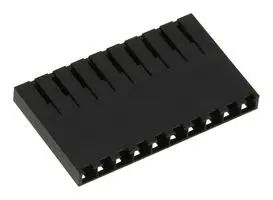 CONNECTOR HOUSING, RCPT, 10POS, 2.54MM 50-57-9010