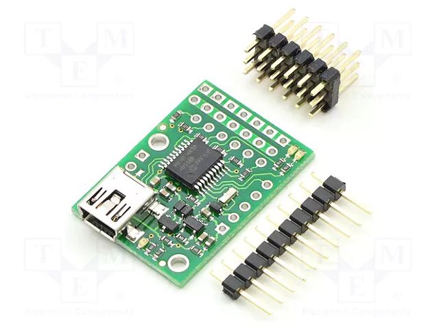 Servo controller; USB-UART; Ch: 6; Kit: module,connectors; 5÷16VDC POLOLU POLOLU-1351