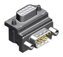 D SUB ADAPTER, RCPT-PLUG, 9POS 173114-0258